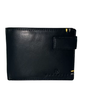 Δερμάτινο πορτοφόλι Bartuggi 521-1008 σε μαύρο χρώμα