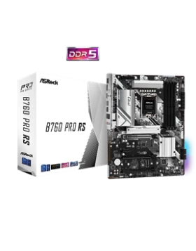 ASROCK MB B760 PRO RS, SOCKET INTEL LGA1700 14th/13th/12th GEN, CS INTEL B760, 4 DIMM SOCKETS DDR5, DP/HDMI/eDP, LAN GIGABIT, ATX, 2YW