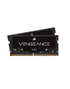 CORSAIR RAM SODIMM XMS4 16GB CMSX16GX4M1A3200C22, DDR4, 3200MHz, LATENCY 22-22-22-53, 1.20V, VENGEANCE, BLACK, LTW