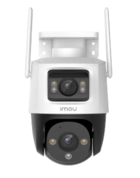 IMOU IP CAMERA CRUISER DUAL 10MP IPC-S7XP-10M0WED-0360B-IMOU, OUTDOOR, 5MP FIXED & 5 MP PAN&TILT PTZ CAMERA, H.265/H.264, 8X DIGITAL ZOOM,WIFI, ETHERNET 100Mbps, MICRO SD UP TO 256GB SLOT, MIC&SPEAKER, 2 WAY TALK, BUILT IN SIREN, DC 12V, 2YW