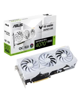 ASUS VGA TUF-RTX4070TIS-O16G-WHITE-GAMING, 16GB, GDDR6X