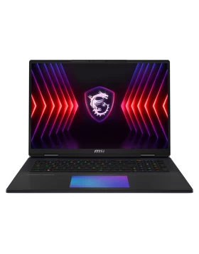 MSI Laptop Titan 18 HX A14VIG 18'' UHD+ MiniLED 120Hz/i9-14900HX/64GB/2TB SSD NVMe PCIe Gen4/NVidia GeForce RTX 4090 16GB/Win 11 Pro/2Y/Core Black