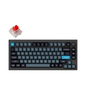 Keychron Q1 Pro QMK/VIA (Q1P-M1) Wireless Custom Mechanical Keyboard-Red Switch US Layout