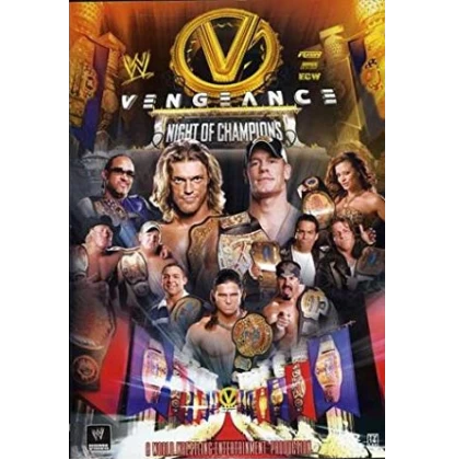 WWE VENGEANCE 2007 NIGHT OF CHAMPIONS DVD USED