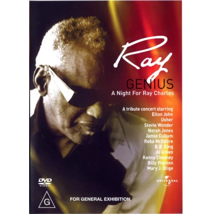 RAY GENIUS A NIGHT FOR RAY CHARLES DVD