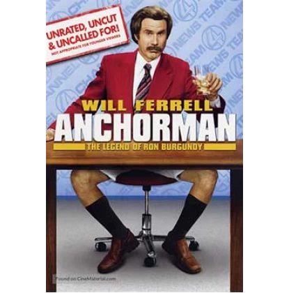 O ΠΑΡΟΥΣΙΑΣΤΗΣ Ο ΘΡΥΛΟΣ ΤΟΥ RON BURG - ANCHORMAN THE LEGEND OF RON BUTGUNDY DVD USED