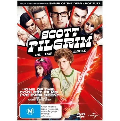 SCOTT PILGRIM ΕΝΑΝΤΙΟΝ ΤΩΝ 7 ΠΡΩΗΝ - SCOTT PILGRIM VS THE WORLD DVD USED