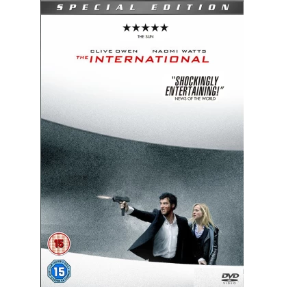 THE INTERNATIONAL DVD USED