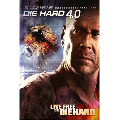 ΠΟΛΥ ΣΚΛΗΡΟΣ ΓΙΑ ΝΑ ΠΕΘΑΝΕΙ 4.0 - DIE HARD 4.0 LIVE FREE OR DIE HARD DVD USED