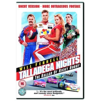 Ο ΕΛΕΕΙΝΟΣ ΙΠΠΟΤΗΣ ΤΗΣ ΑΣΦΑΛΤΟΥ - TALLADEGA NIGHTS THE BALLAD OF RICKY BOBBY DVD USED