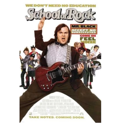 ΕΝΑ ΣΧΟΛΕΙΟ ΠΟΛΥ ΡΟΚ - SCHOOL OF ROCK DVD USED