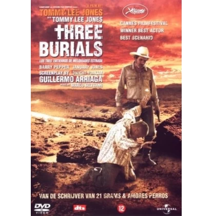 ΟΙ ΤΡΕΙΣ ΤΑΦΕΣ ΤΟΥ ΜΕΛΚΙΑΔΕΣ ΕΣΤΡΑΔΑ - 3 BURIALS OF MELQUIADES ESTRADA DVD USED