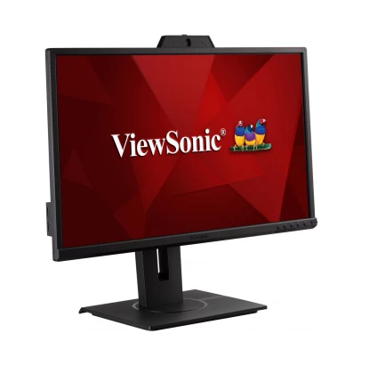 VIEWSONIC Monitor VG2440V 23.8'' IPS, ERGONOMIC, HDMI, DP, Speakers, Webcam