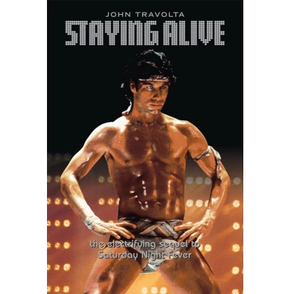 STAYING ALIVE HARDCOVER DVD USED