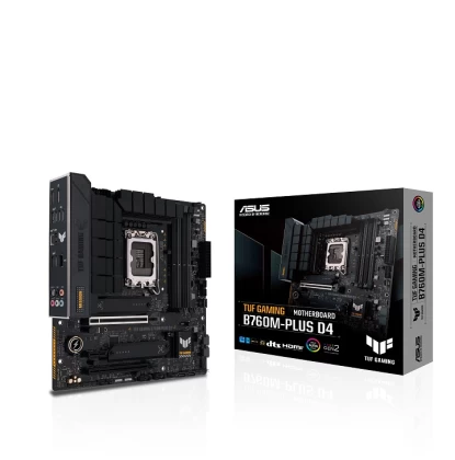 ASUS MOTHERBOARD TUF GAMING B760M-PLUS D4, 1700, DDR4, MATX