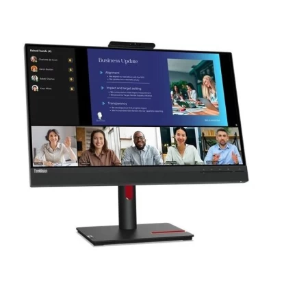 LENOVO Monitor ThinkVision T24v-30 23.8'' FHD IPS, Slim Bezel, HDMI, Display Port, VGA, Height adjustable, Webcam, Speakers, 3YearsW