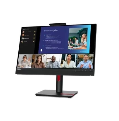 LENOVO Monitor ThinkVision T24v-30 23.8'' FHD IPS, Slim Bezel, HDMI, Display Port, VGA, Height adjustable, Webcam, Speakers, 3YearsW