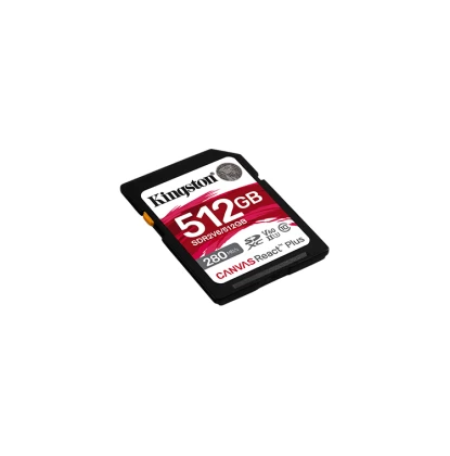 KINGSTON Memory Card Secure Digital SDR2V6/512GB Canvas React Plus V60 SD